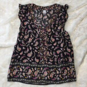 Floral print sleeveless top Old Navy